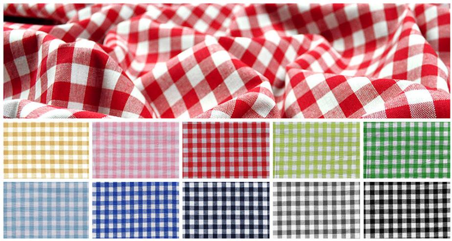 Meterware Vichy Stoff Baumwoll Stoff Vichy Karo Baumwollstoff