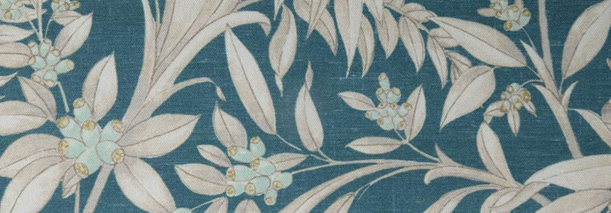 Dekostoff mit Ranken