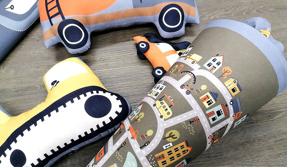 Schultütenstoff - Baustelle