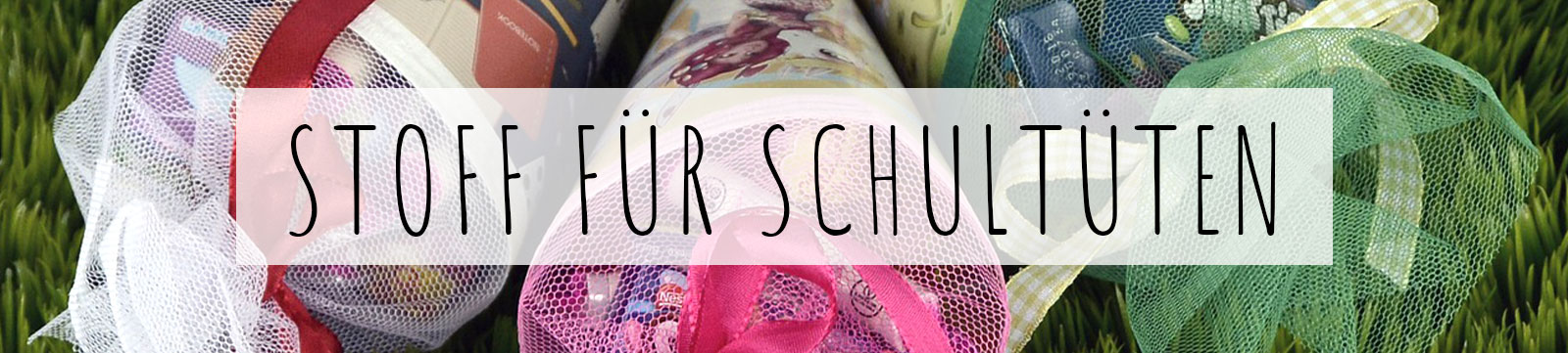Stoff für Schultüten