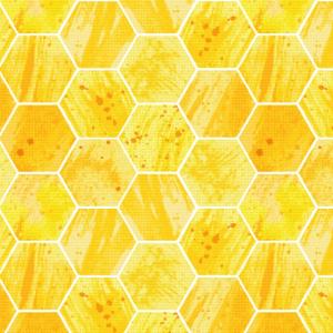 Outdoorstoff - Bienenwaben