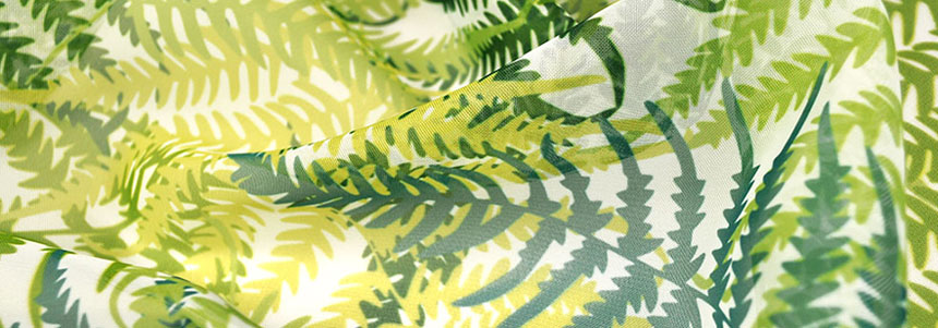 Voile mit Farnblättern