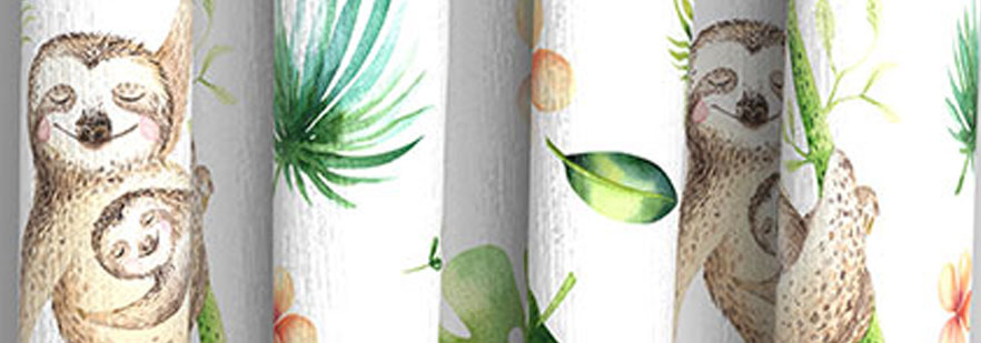 Gardinen-/Vorhangstoffe für Kinder