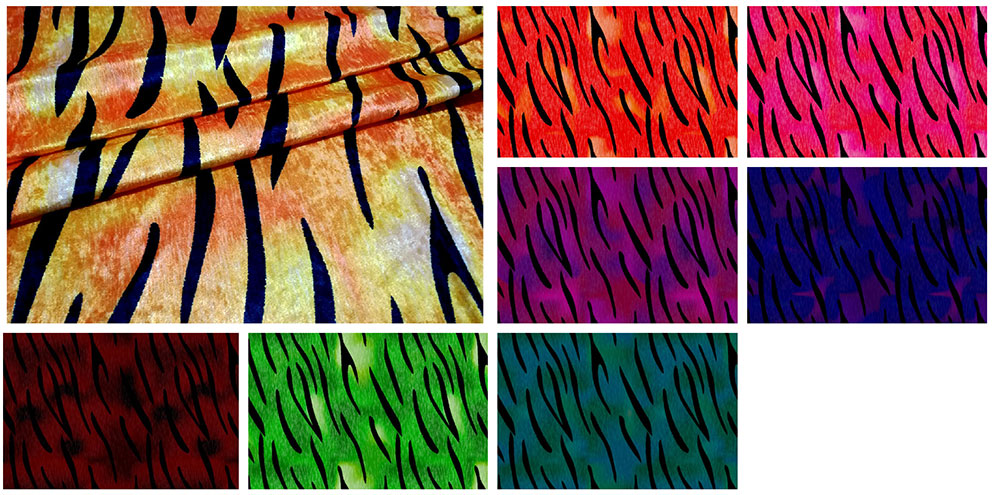 Pannesamt - Tiger Crazy Colours 