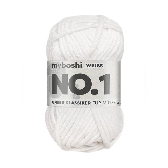 Myboshi No. 1 - 50 g - Weiß 