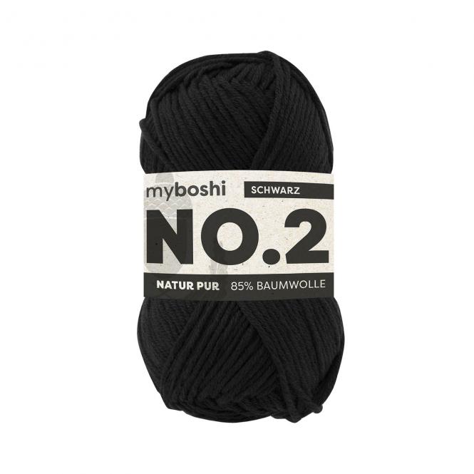 Myboshi No. 2 - 50 g - Schwarz 