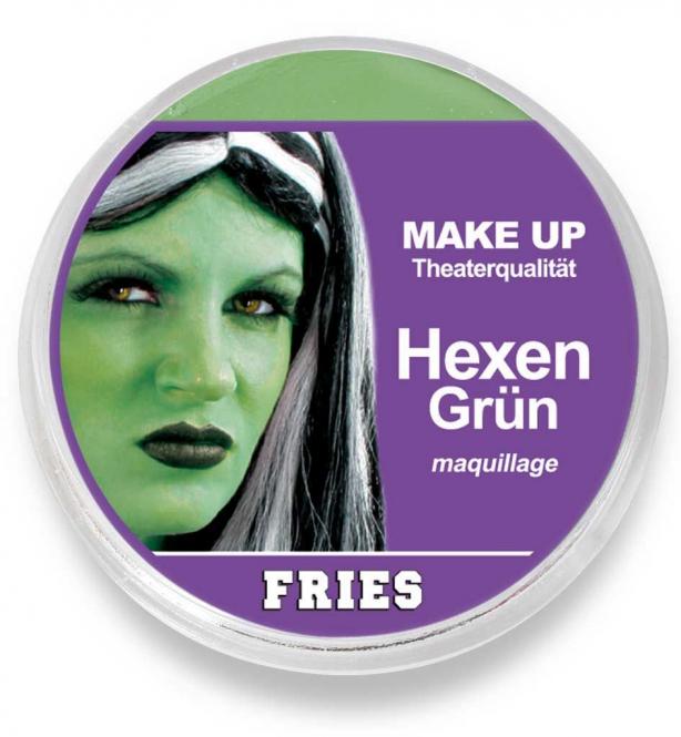Theaterschminke Hexen - Grün - Make-up - 15 g 