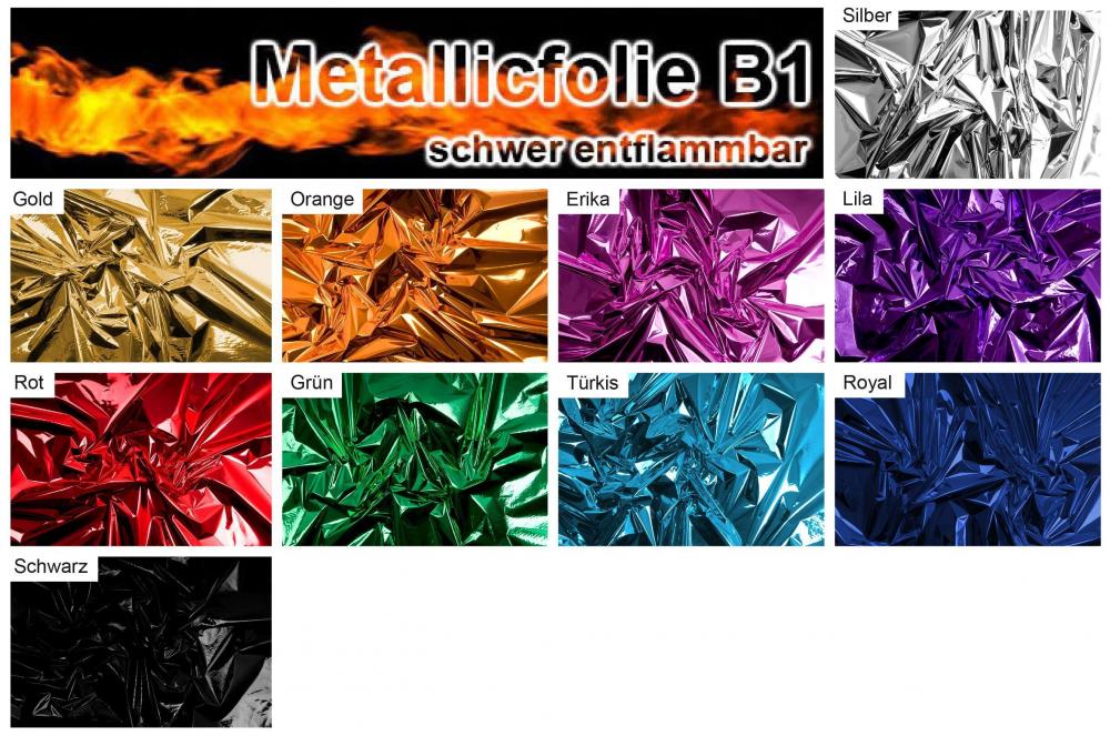 Metallicfolie B1 - 10 m-Rolle 