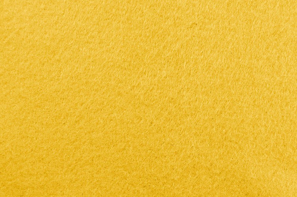 Filz 100 cm breit - 1,5 mm stark Gelb
