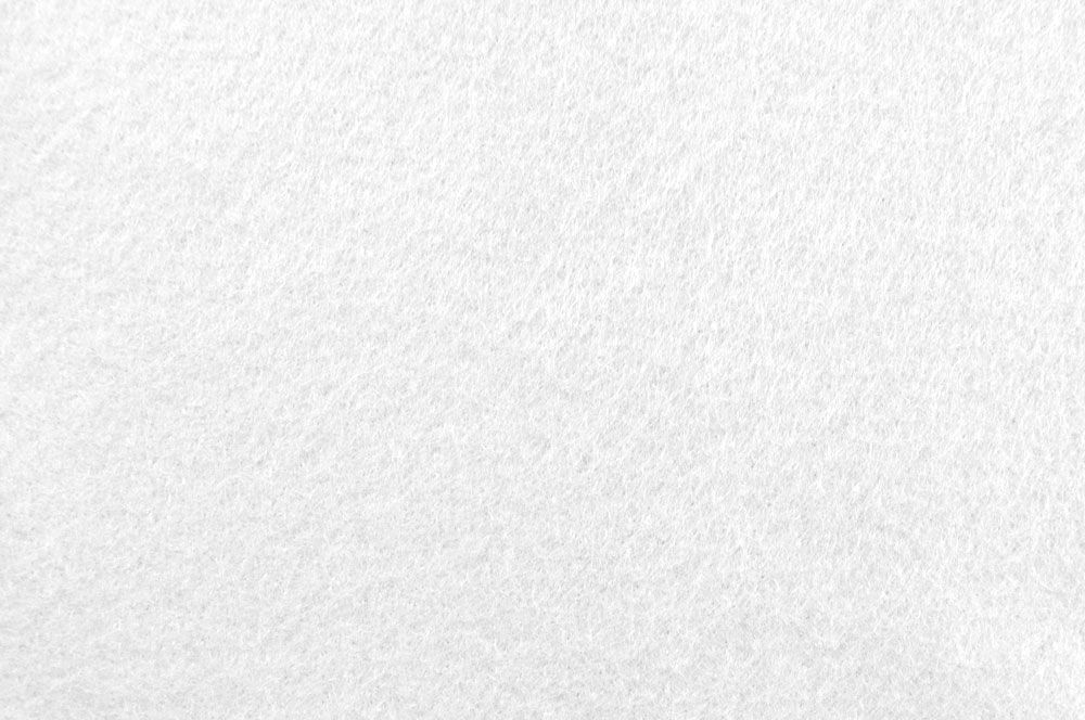 Filz 100 cm breit - 1,5 mm stark Weiß