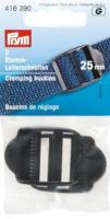 Klemm-Leiterschnalle schwarz 25 mm - 2 Stück 