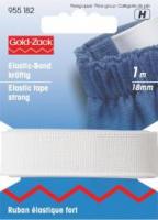Elastic-Band 1 m - 18mm weiss 