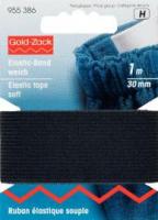 Elastic-Band 30mm schwarz - 1m 