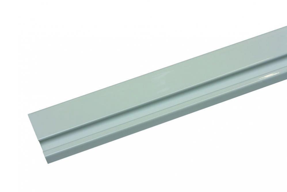 GARDINIA Alumimium-Vorhangschiene - 150 cm - 1-läufig - Weiß 