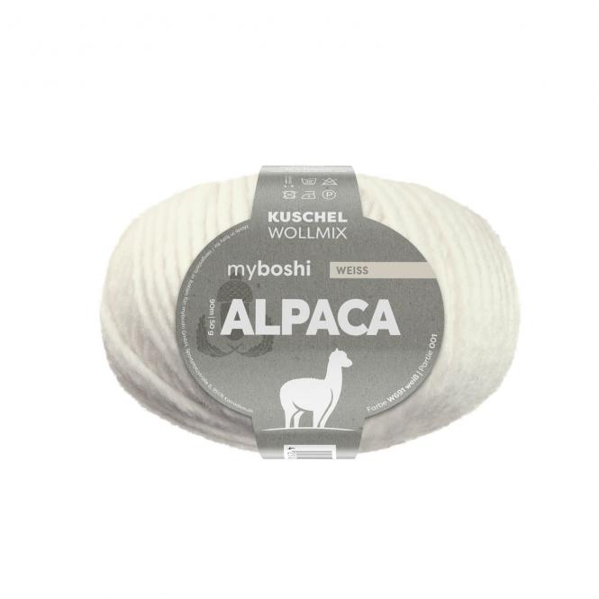 Myboshi Alpaca - 50 g - Weiß 