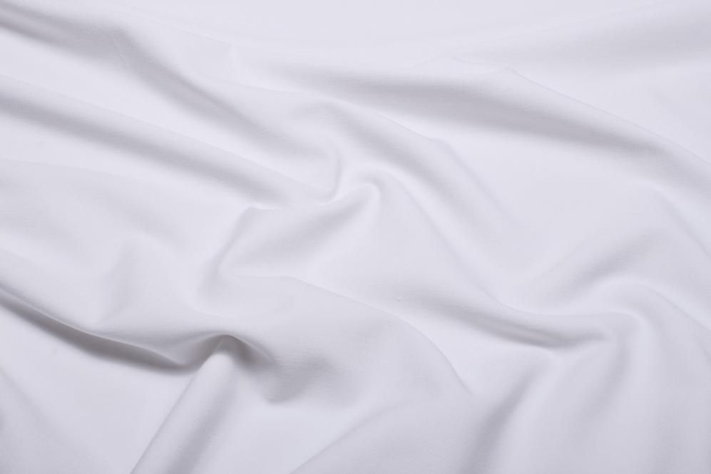 Bekleidungsstoff Viskose - Stretch Weiß