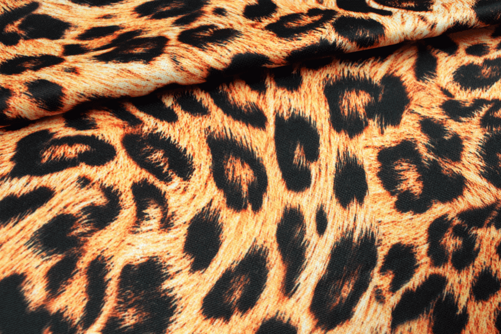 Tanzkleiderstoff - Leopard 