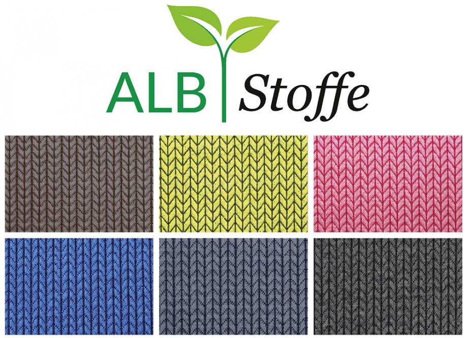 Albstoffe - Bio Jacquard-Jersey - Big Knit 