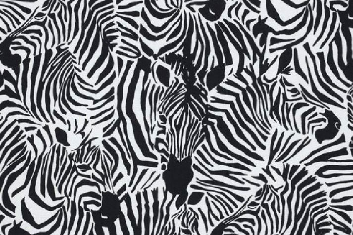Viskosestoff Digital - Zebras 