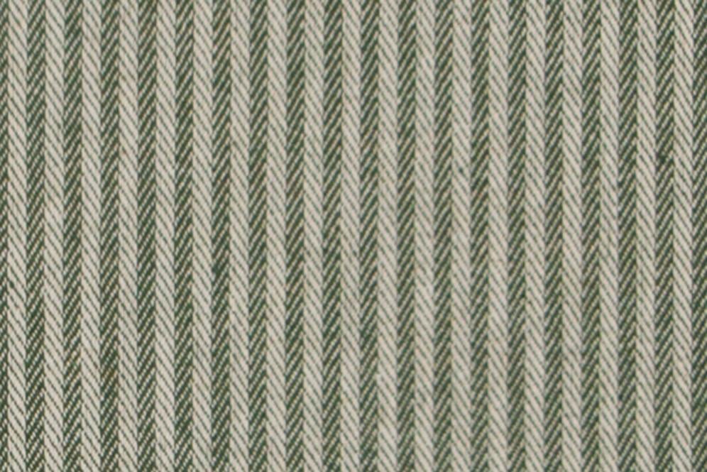 Dekostoff Simply - Streifen - Olivgrün 