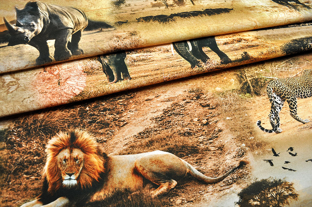 Dekostoff Digitaldruck - African Wilderness 