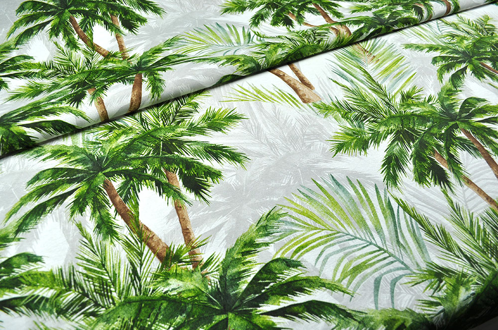Deko-Outdoorstoff - Große Palmen 