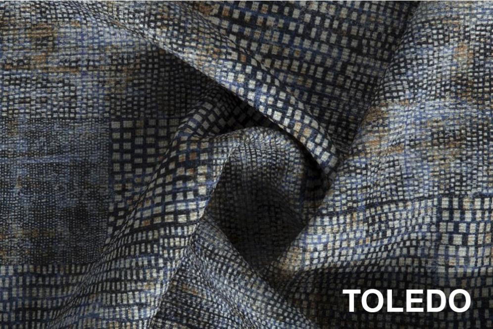 Möbelstoff deluxe - Toledo - Gobi Blue 