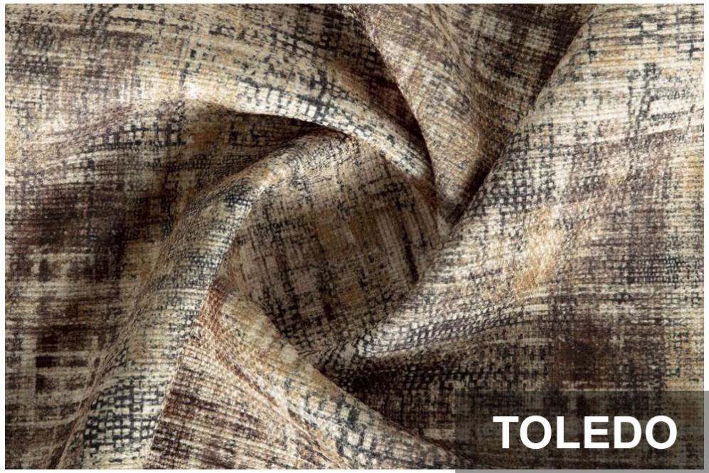 Möbelstoff deluxe - Toledo - Rusty Stone 