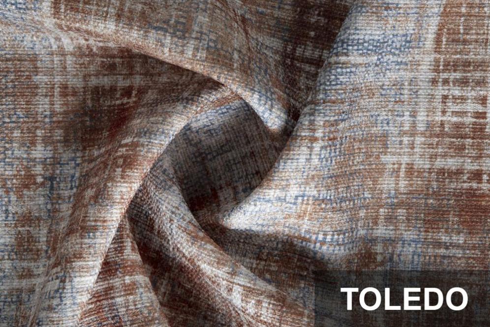 Möbelstoff deluxe - Toledo - Rusty Jeans 