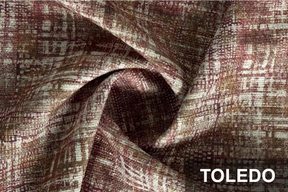 Möbelstoff deluxe - Toledo - Rusty Red 