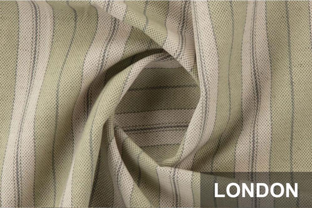 Möbelstoff Leinen deluxe - London - Spring Stripes 