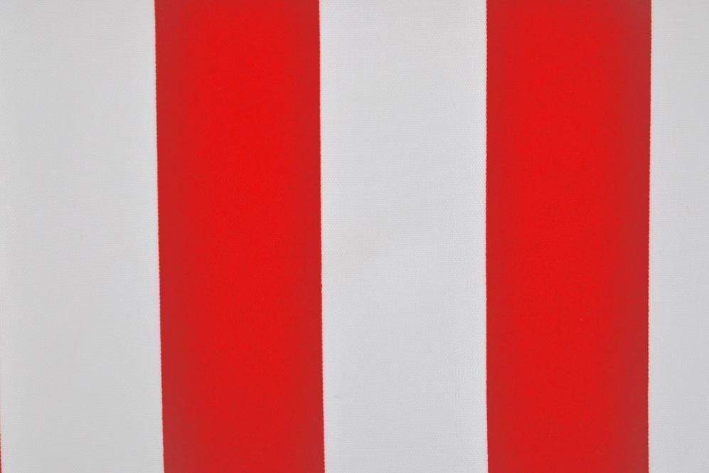 Universalstoff - Streifen breit - Rot/Weiß - 1,0 Meter 