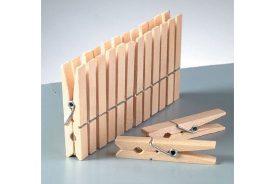 Holzklammern -  - 72 x 10 mm -  - roh 