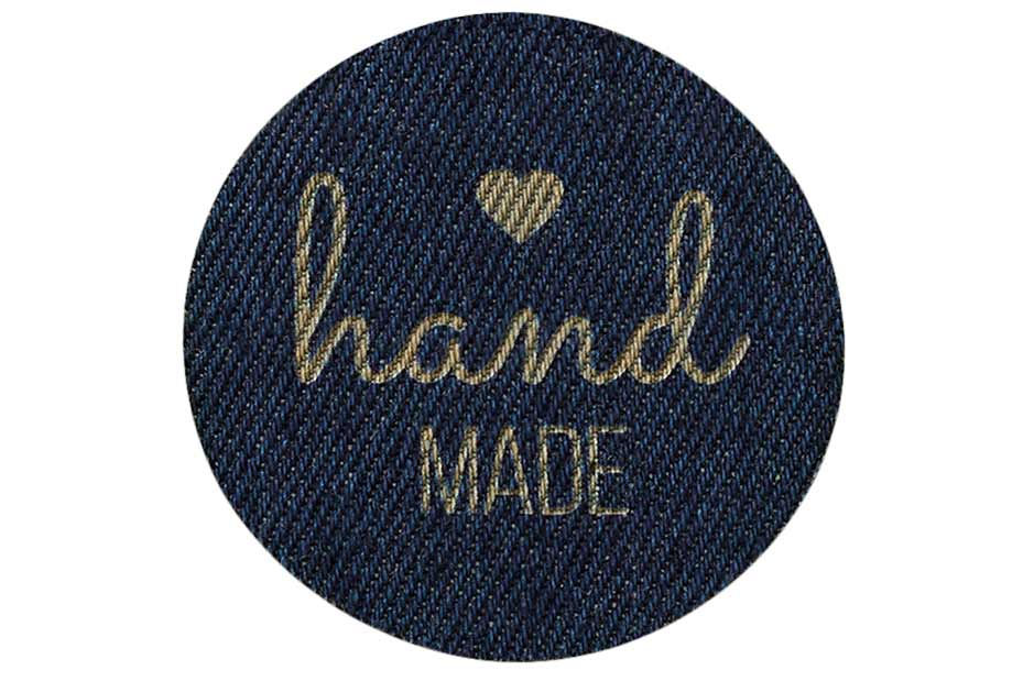 Applikation - "Handmade" - Jeans 