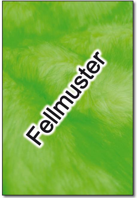 Fellmuster: Funky Neon-Fellimitat - Hellgrün 