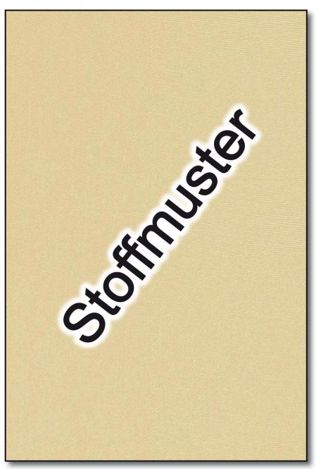 Stoffmuster: Outdoor-Stoff Palma - Uni - 45 cm - Beige 