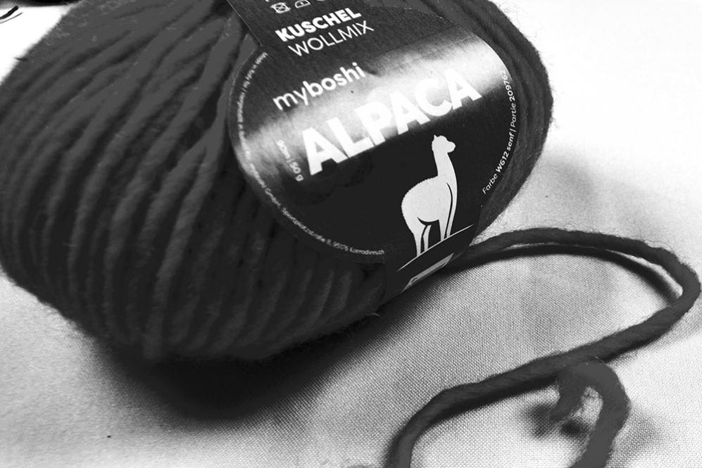 Myboshi Alpaca - 50 g - Schwarz 