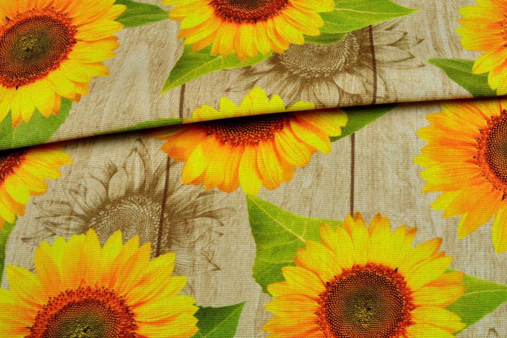 Outdoor-Stoff Dralon® - Digitaldruck - Sonnenblumen 