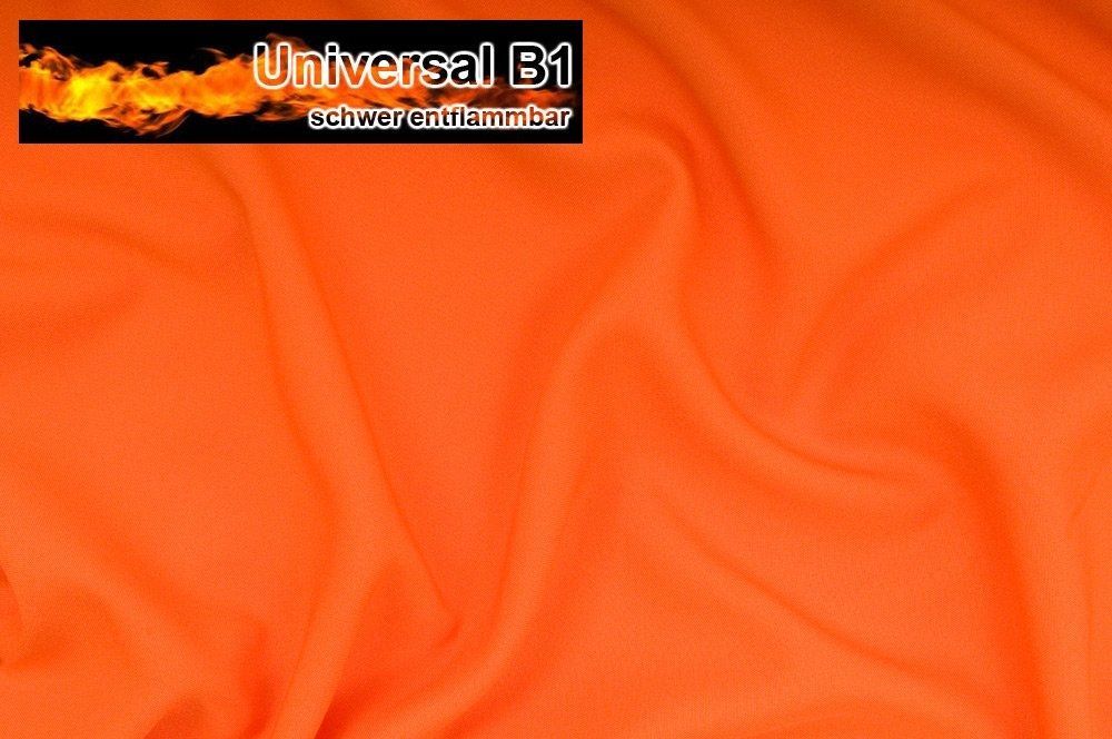 Universal Stoff B1 - schwer entflammbar Orange