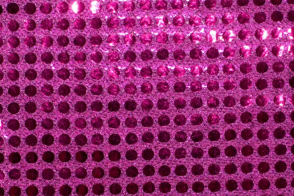 Pailletten Stoff - Pink - 2,0 Meter Pink