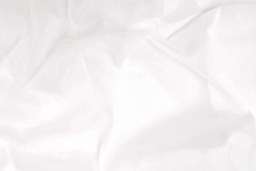 Baumwolle leicht - Schleiernessel - 420 cm - Weiß 