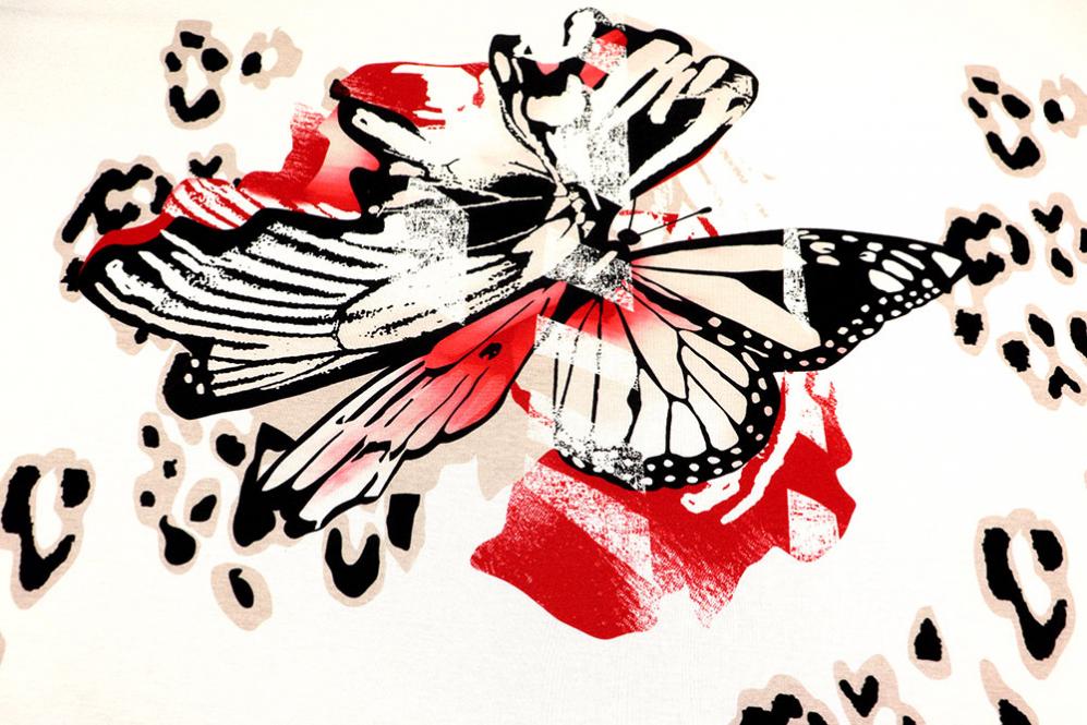 Viskose-Paneljersey - Butterfly 
