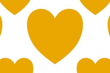 Blackout - Herzilein Sonnengelb