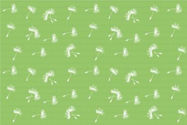 Blackout - Pusteblume - Grün/Weiß - 1,0 Meter 