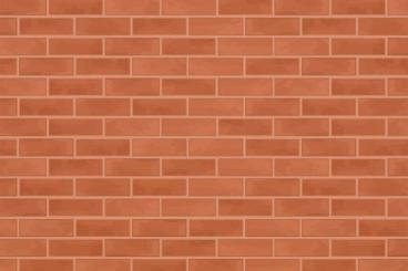 Universalstoff - Ziegelmauer - 2,0 Meter 