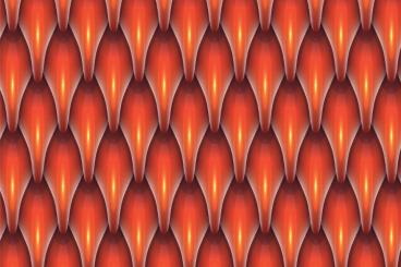 Wärme-Fleece - Drachenhaut Rot