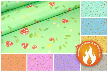 Trevira CS - Fliegenpilz Allover 