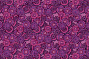 Dekostoff Steampunk - Zahnrad Lady Luck