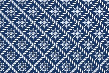 Outdoorstoff Marine-Welt - Steuerrad 