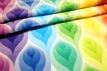 Wellness-Fleece - Rainbow-Drops 